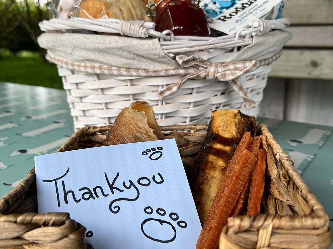 Kernow Bears Glamping Welcome basket